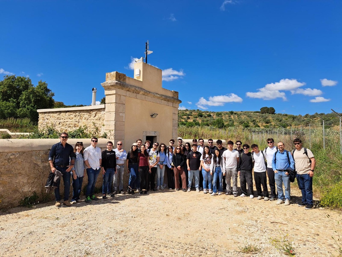 Studenti del Sicar dell’università di Catania in visita presso i siti Caltaqua - 