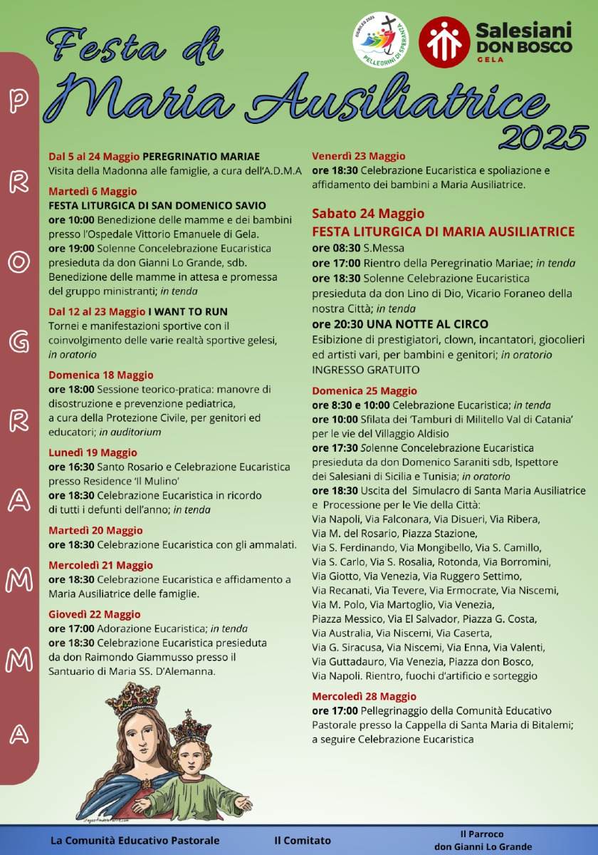 Maria Ausiliatrice, domani celebrazione eucaristica e processione - 