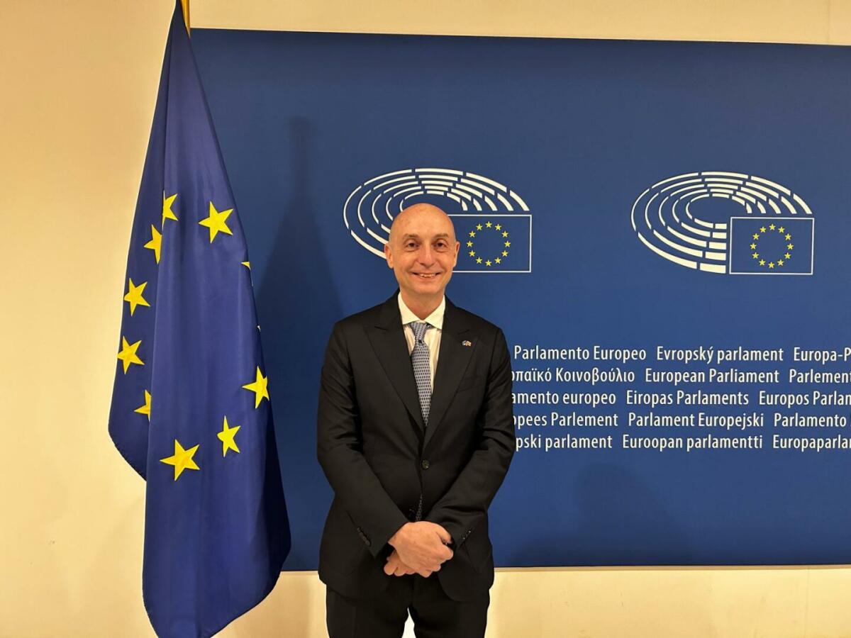 Il console della Lituania Palmigiano in visita al Parlamento Europeo - 