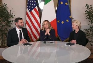 Meloni incontra Vance e Von der Leyen “Nuovo inizio per dialogo Ue-Usa” - 