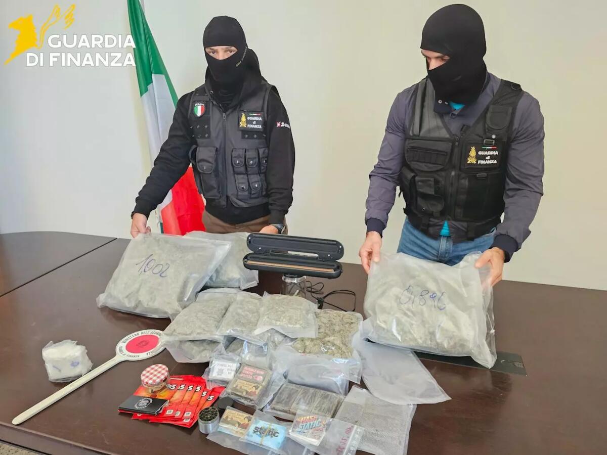 Operazione antidroga a Catania, tre arresti e 7 kg di sostanze sequestrate - 
