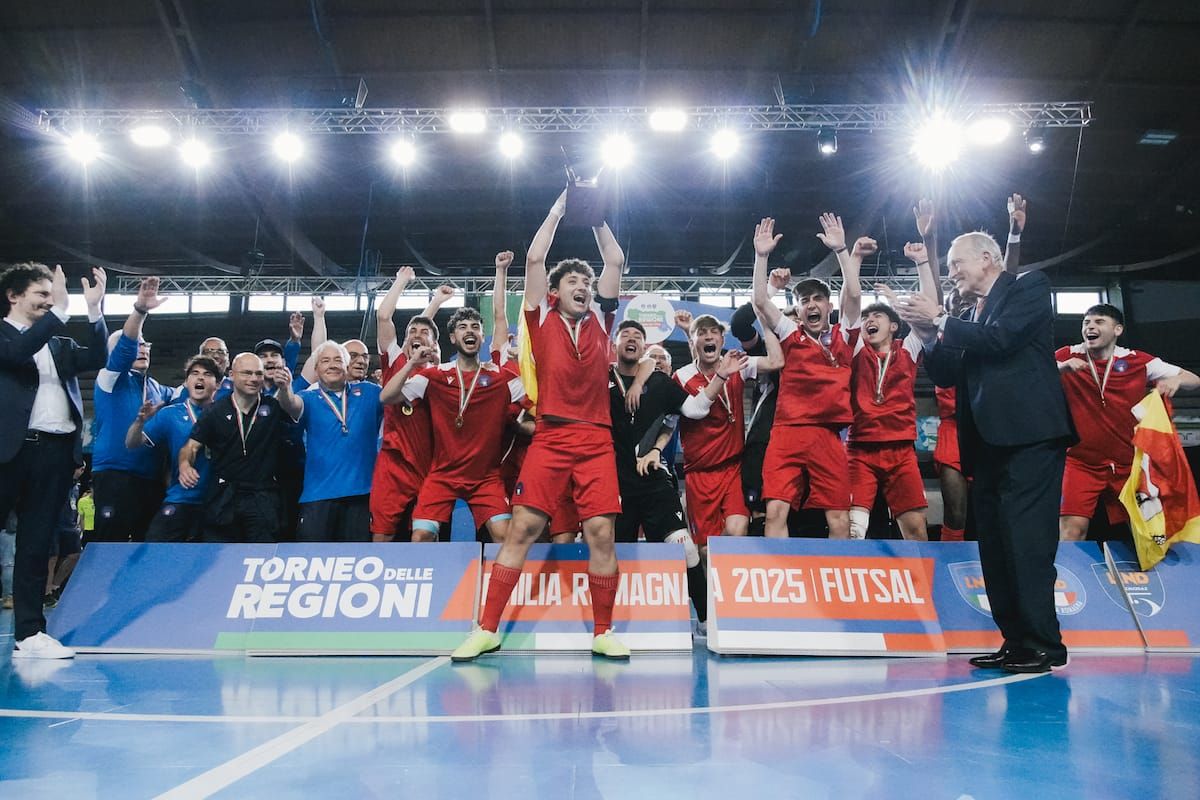 Torneo delle Regioni calcio a 5: festa Lazio, Piemonte VdA e Sicilia -