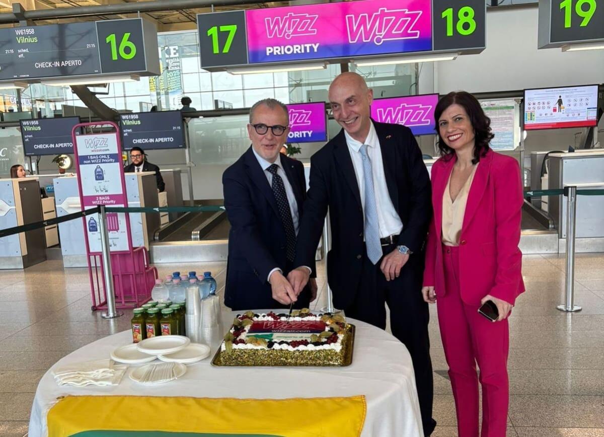 Nuova rotta Catania-Vilnius, Palmigiano “La Sicilia più vicina alla Lituania” -