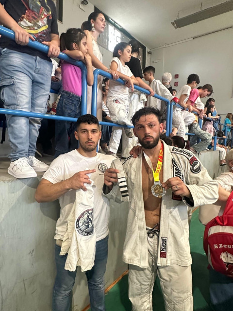 Bonini conquista oro e argento all'Msp Sicily Jujutsu Challenge