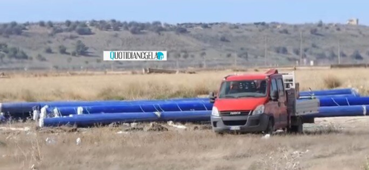 Ciclo idrico, si accelera per evitare emergenze: attesa consegna della rete San Leo - L'area del cantiere della condotta San Leo