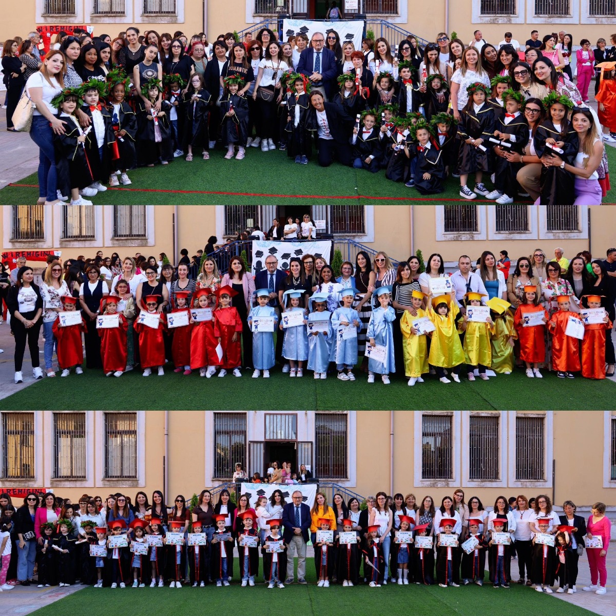 75 bambini festeggiano il diploma alla Romagnoli-Solito - 