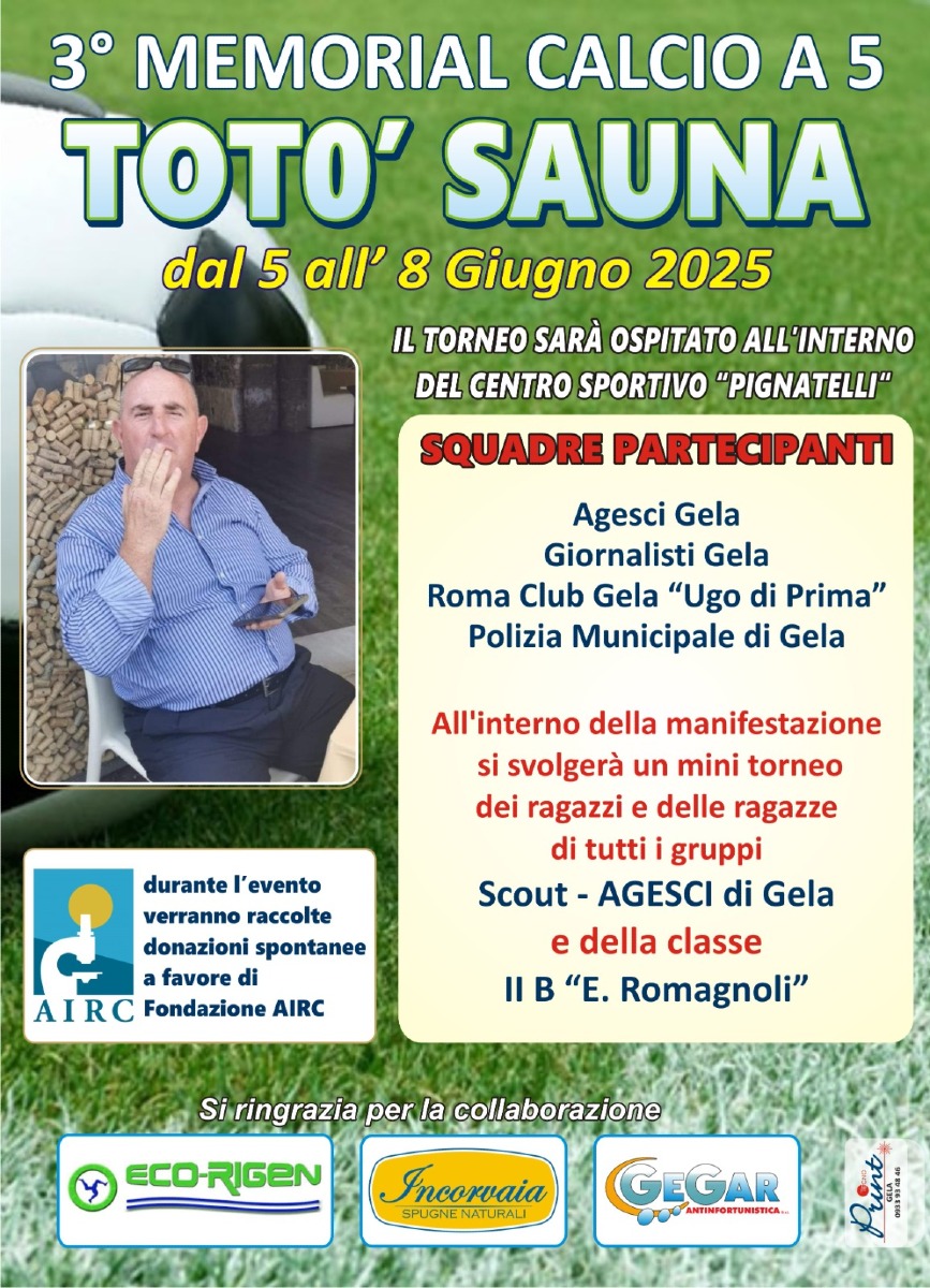 Torna il "Memorial Totò Sauna" : calcio, ricordo e solidarietà per la terza edizione - 