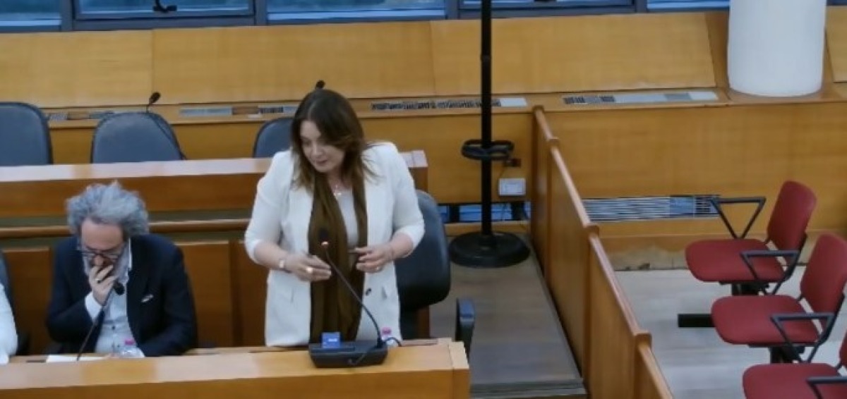 Emanuela Vallecchi sarà ricordata, sì alla mozione: ok all'intitolazione per Fra' Rocco Quattrocchi - Il consigliere M5s Lupo durante l'intervento in aula