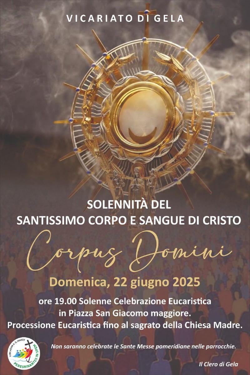 Si celebra domani in piazza San Giacomo la solennità del Corpus Domini -