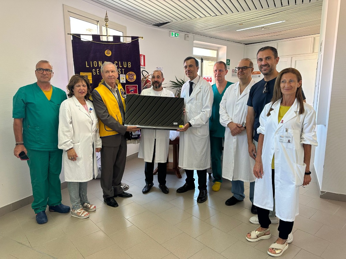 Il Lions Gela Host dona nove televisori al reparto di chirurgia -