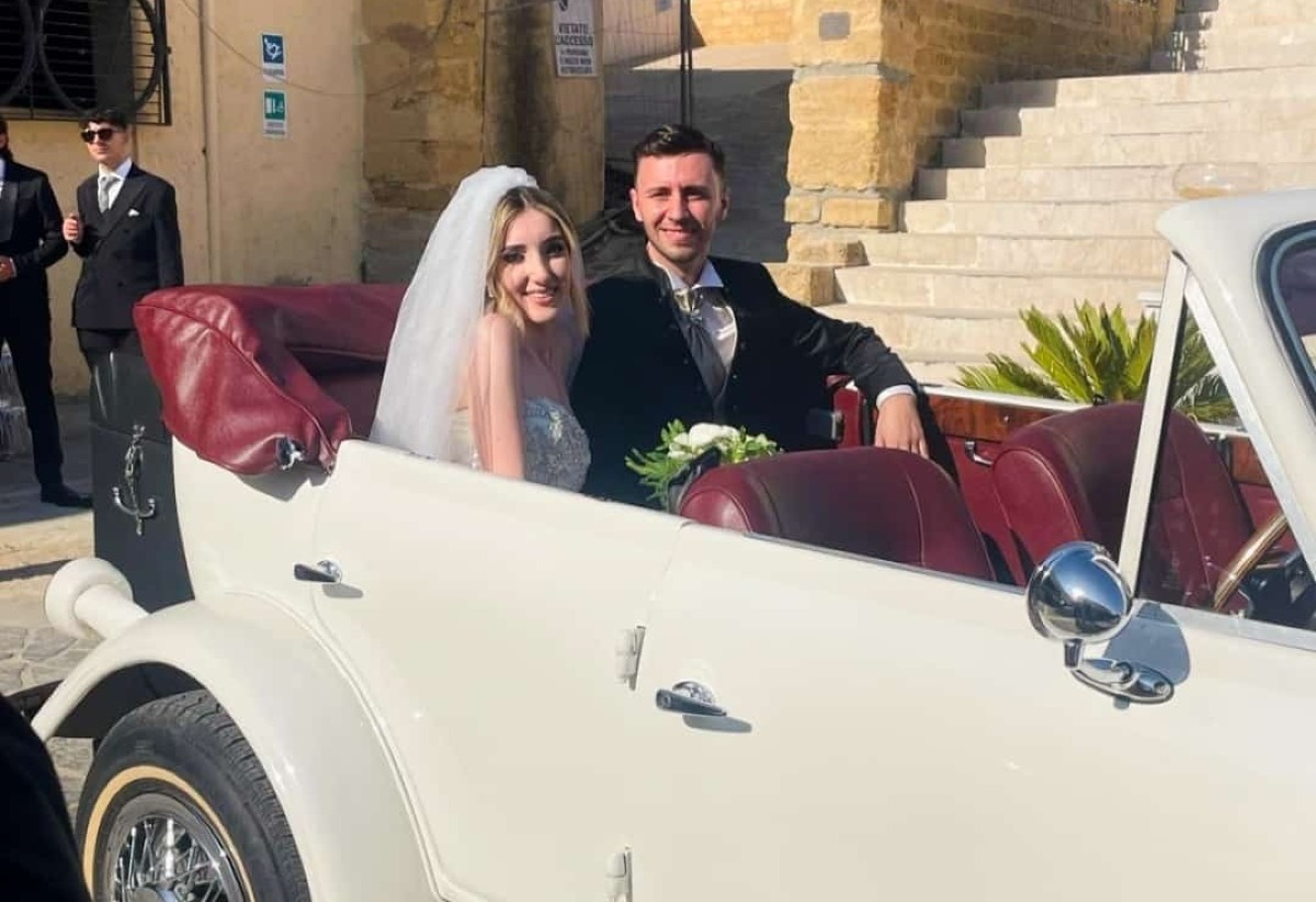 Dylan Romano e Carola Aurora Brigadeci sposi -
