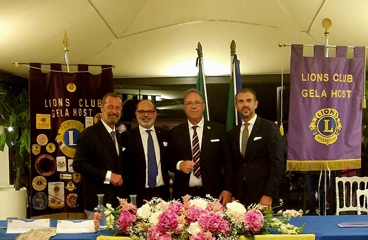 Passaggio della campana per il Lions host Gela, Tandurella nuovo presidente -