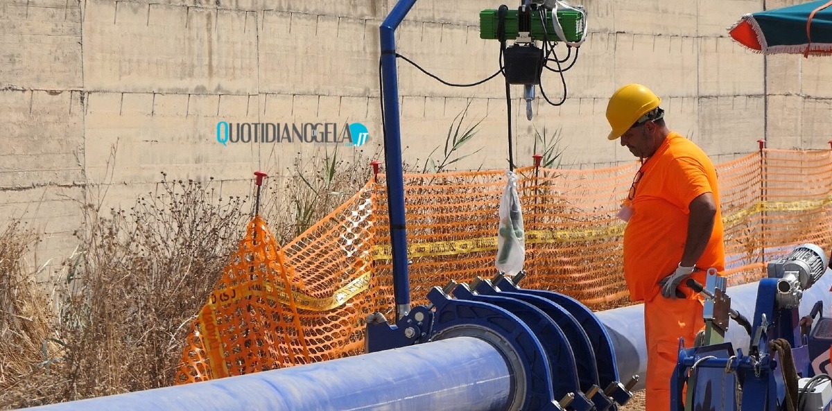 Ciclo idrico, monitoraggio prosegue: nuova verifica a metà luglio per prevenire emergenze - I lavori della condotta San Leo