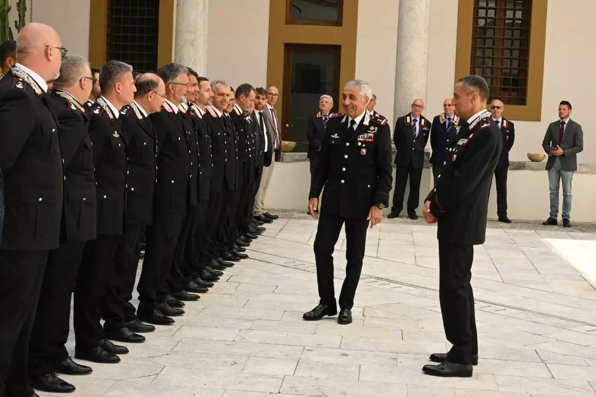 Il generale Spina lascia il Comando della Legione Carabinieri “Sicilia” per il nuovo incarico alla DCSA - 
