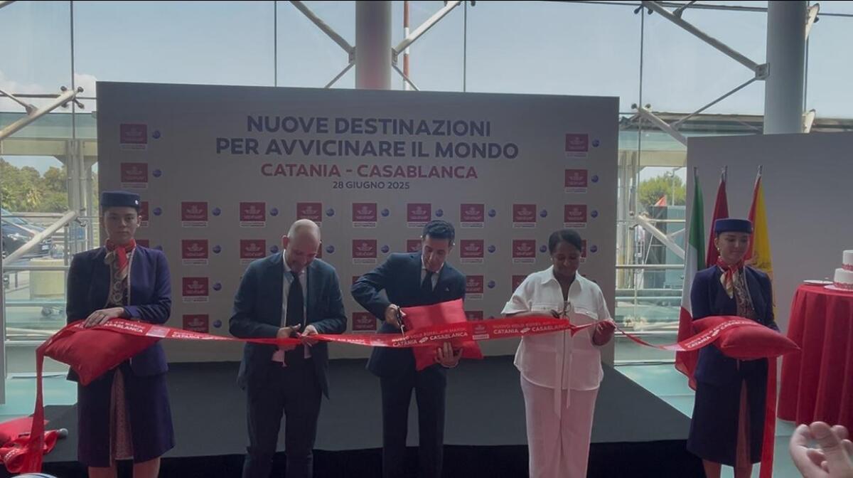 Al via il nuovo volo diretto Catania-Casablanca - 