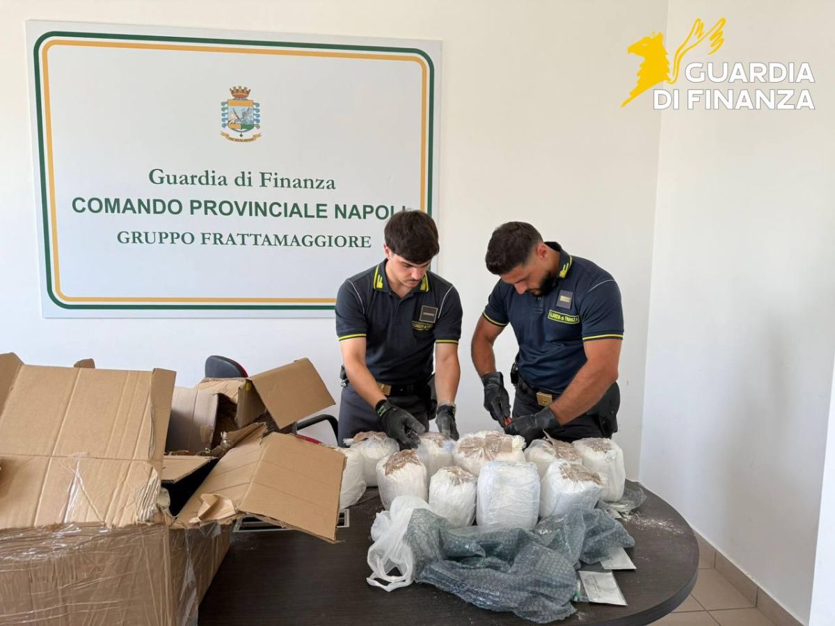 Napoli, sequestrati 100 kg di ketamina nascosta tra pasta e farina - 