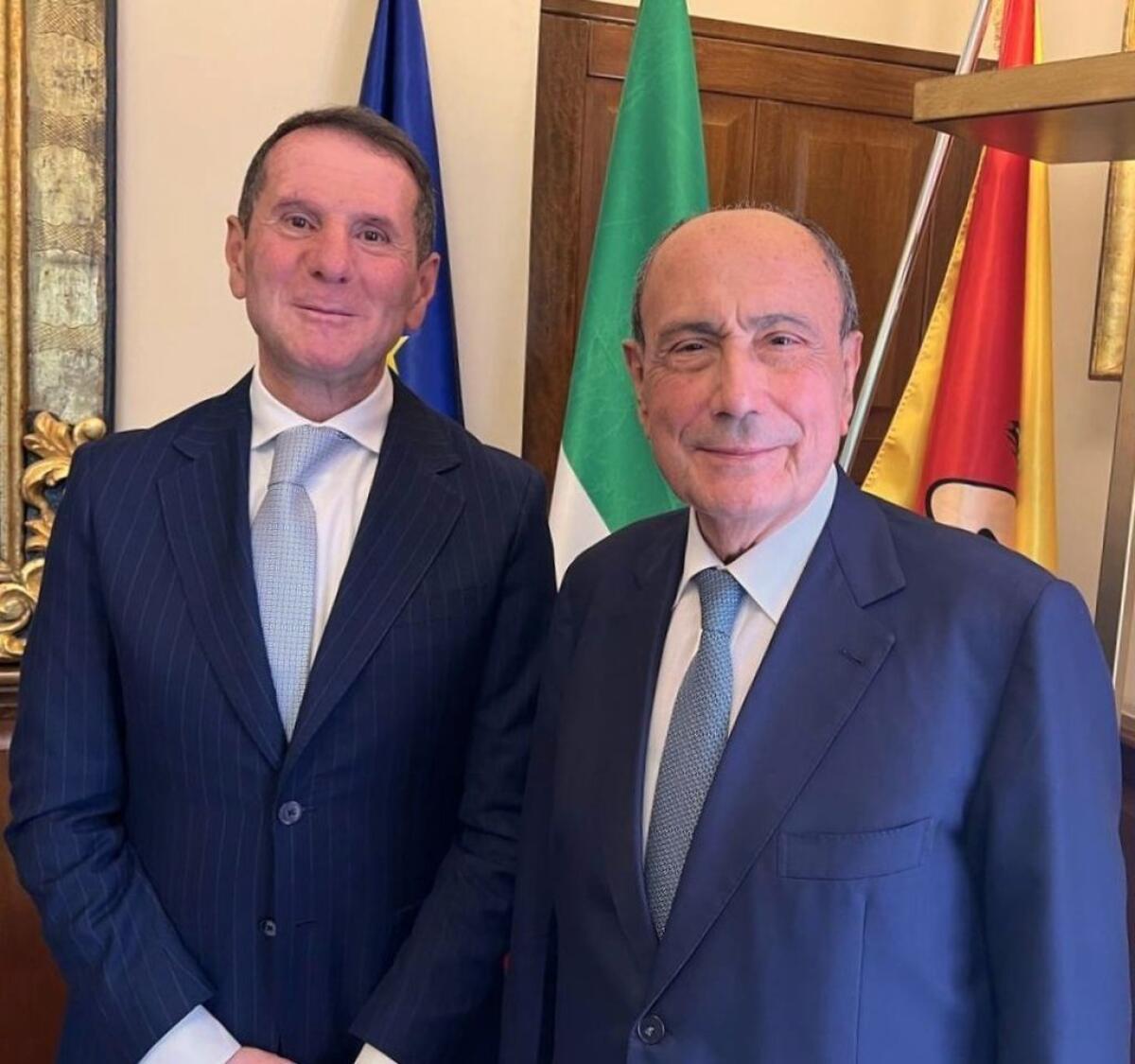 Caro voli, Schifani incontra il presidente di ITA Airways Pappalardo - 