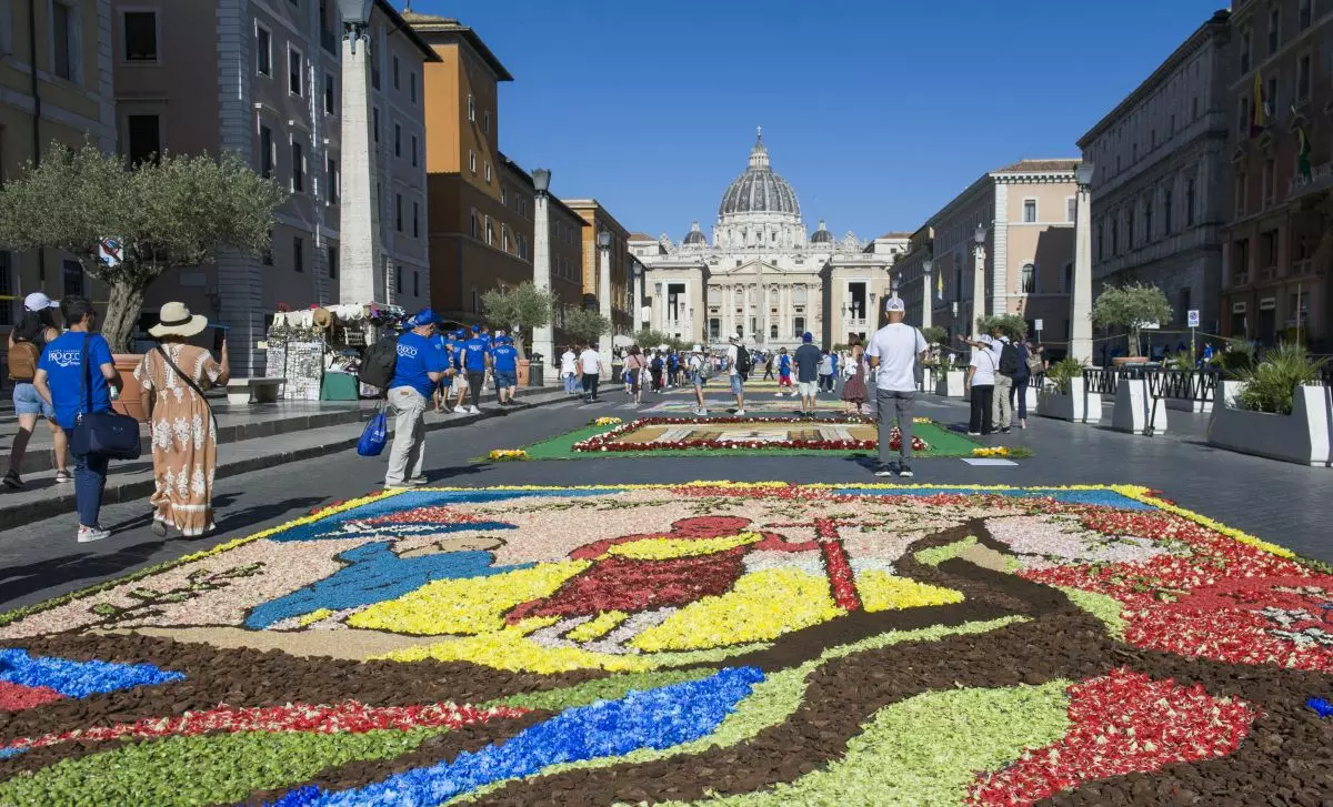 Giubileo, in piazza San Pietro l’infiorata delle Pro Loco d’Italia -