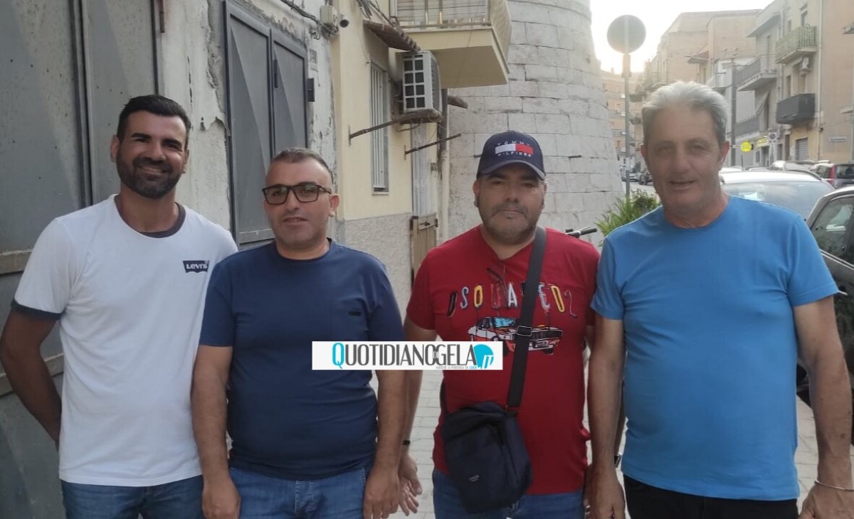 Servizio rifiuti, ex Tekra: "Se dovesse servire più personale siamo pronti a lavorare" - Giuseppe Emmanuello, Orazio Agati, Luca Di Bartolo e Sandro Italiano 