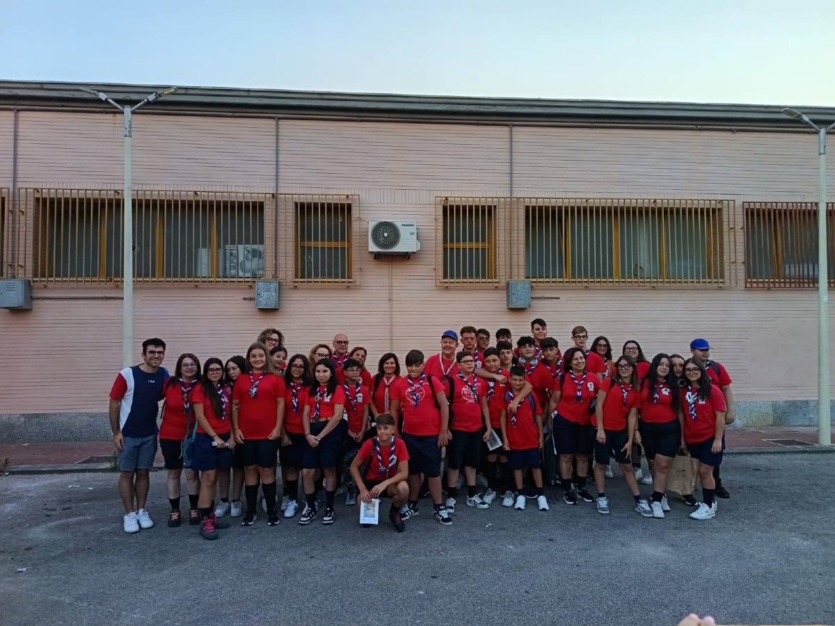 Papa Leone e il saluto agli scout Agesci Gela 3 al giubileo dei ragazzi -