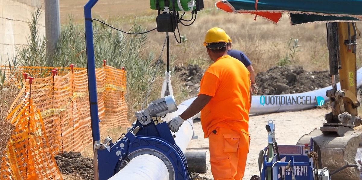 Lavori condotta San Leo in fase finale, nuova verifica: "Fino a ora in città copertura idrica adeguata" - Lavori per la condotta San Leo