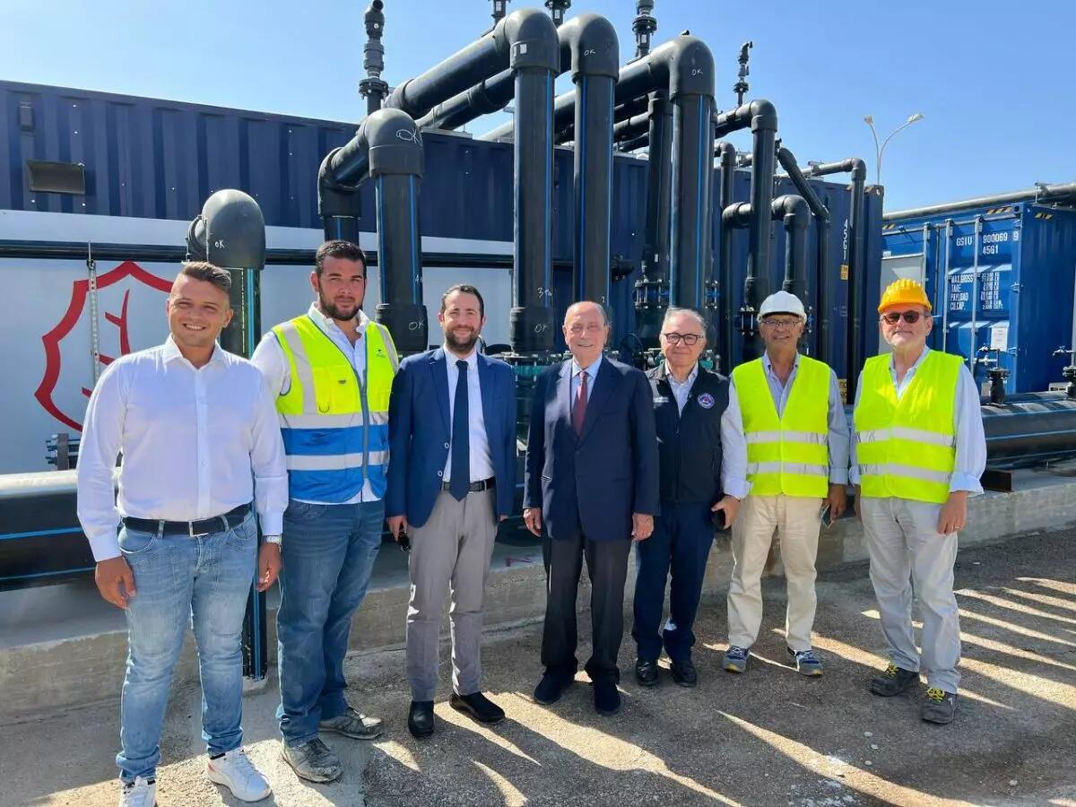 Dissalatori, sopralluogo di Schifani a Porto Empedocle “Soddisfatto, i tempi sono stati rispettati” - 