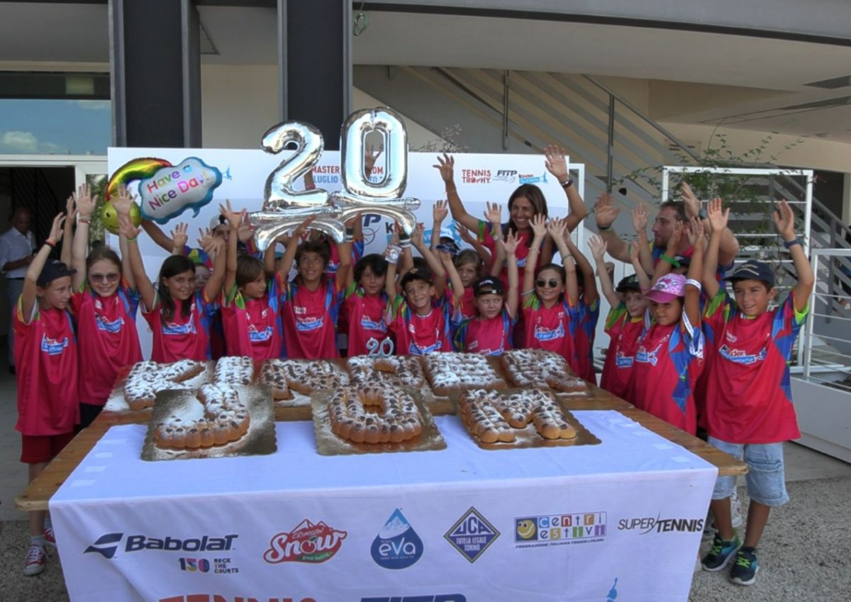 Tennis Trophy Fitp Kinder Joy of Moving al Foro Italico per i 20 anni - 