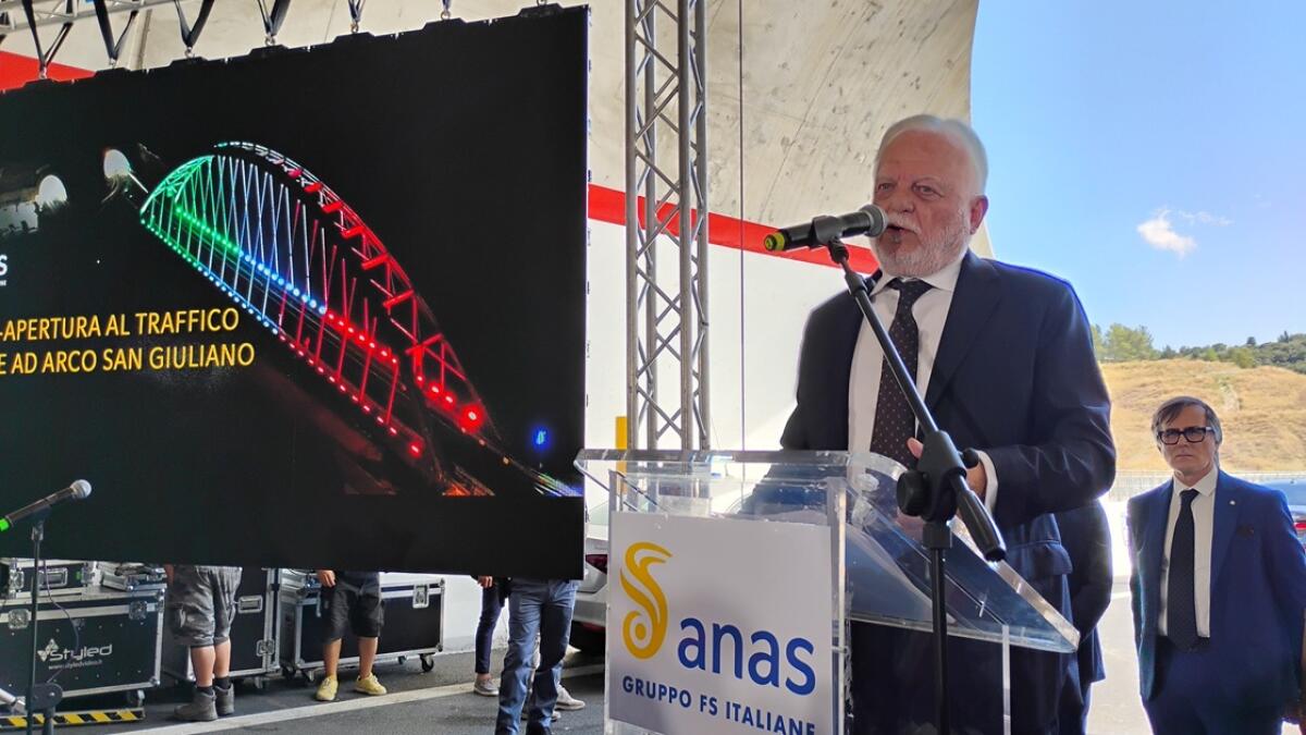 Nel nisseno aperto al traffico il ponte ad arco SS 640 - 
