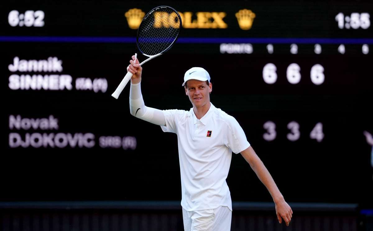 Prima finale di Sinner a Wimbledon, contro Alcaraz per il titolo -