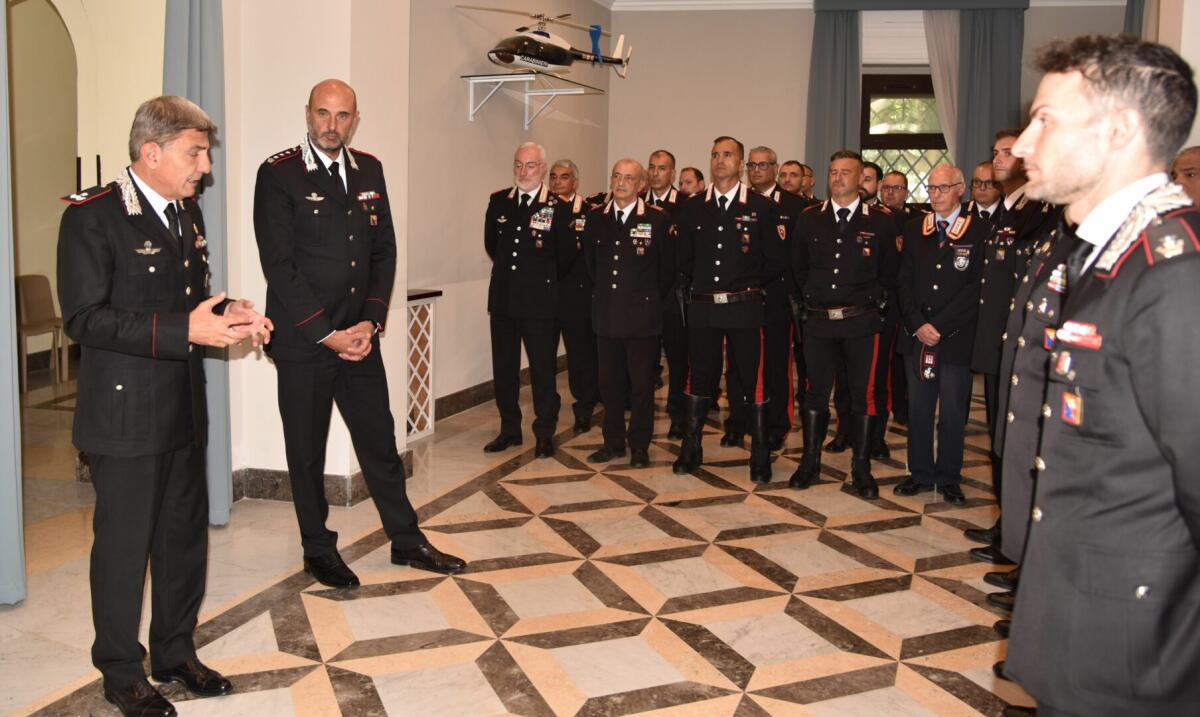 Il generale Del Monaco in visita al comando provinciale dei Carabinieri di Messina -