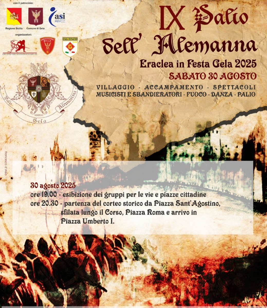 Palio dell'Alemanna e "Gela in centro", sabato sera storia e divertimento - 