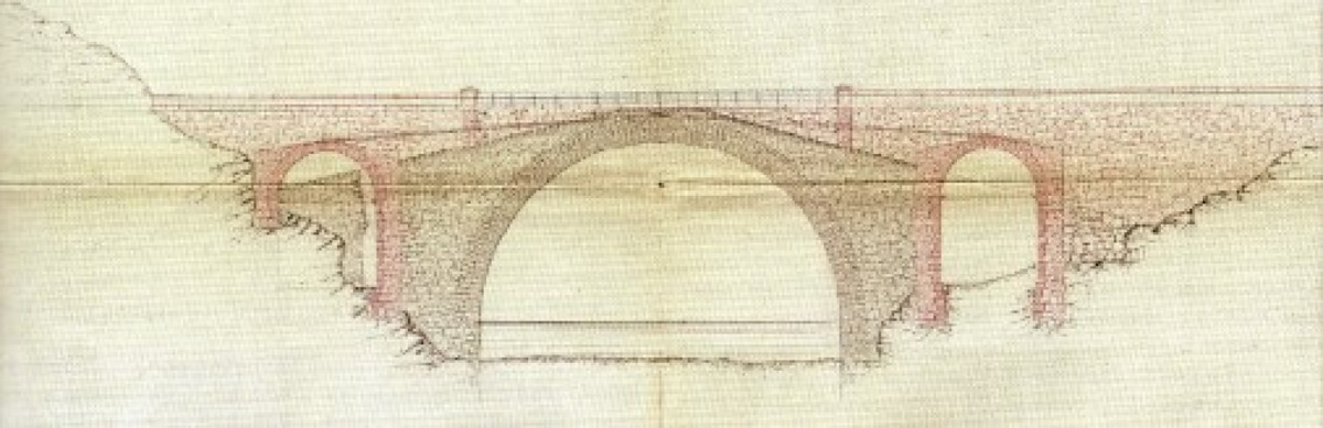 Il ponte nisseno che ha sfidato secoli, guerre e rinascite ricco di misteri e curiosità - Illustrazione: Sconosciuto - Luigi Santagati (2018)/Wikipedia