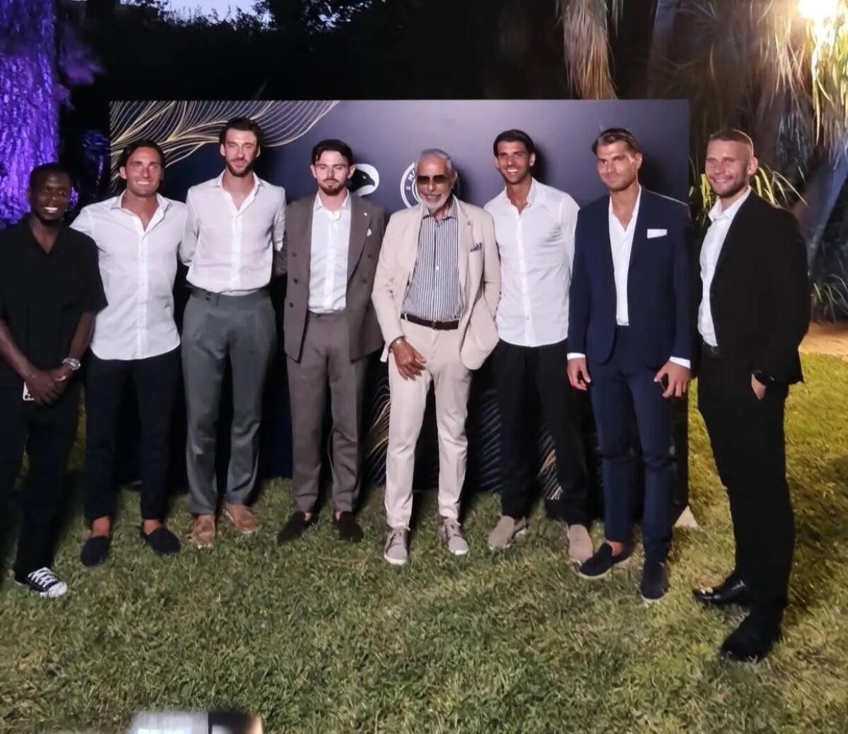 Palermo-Manchester City, cena stellata a Villa Tasca per dirigenti, allenatori e calciatori - 
