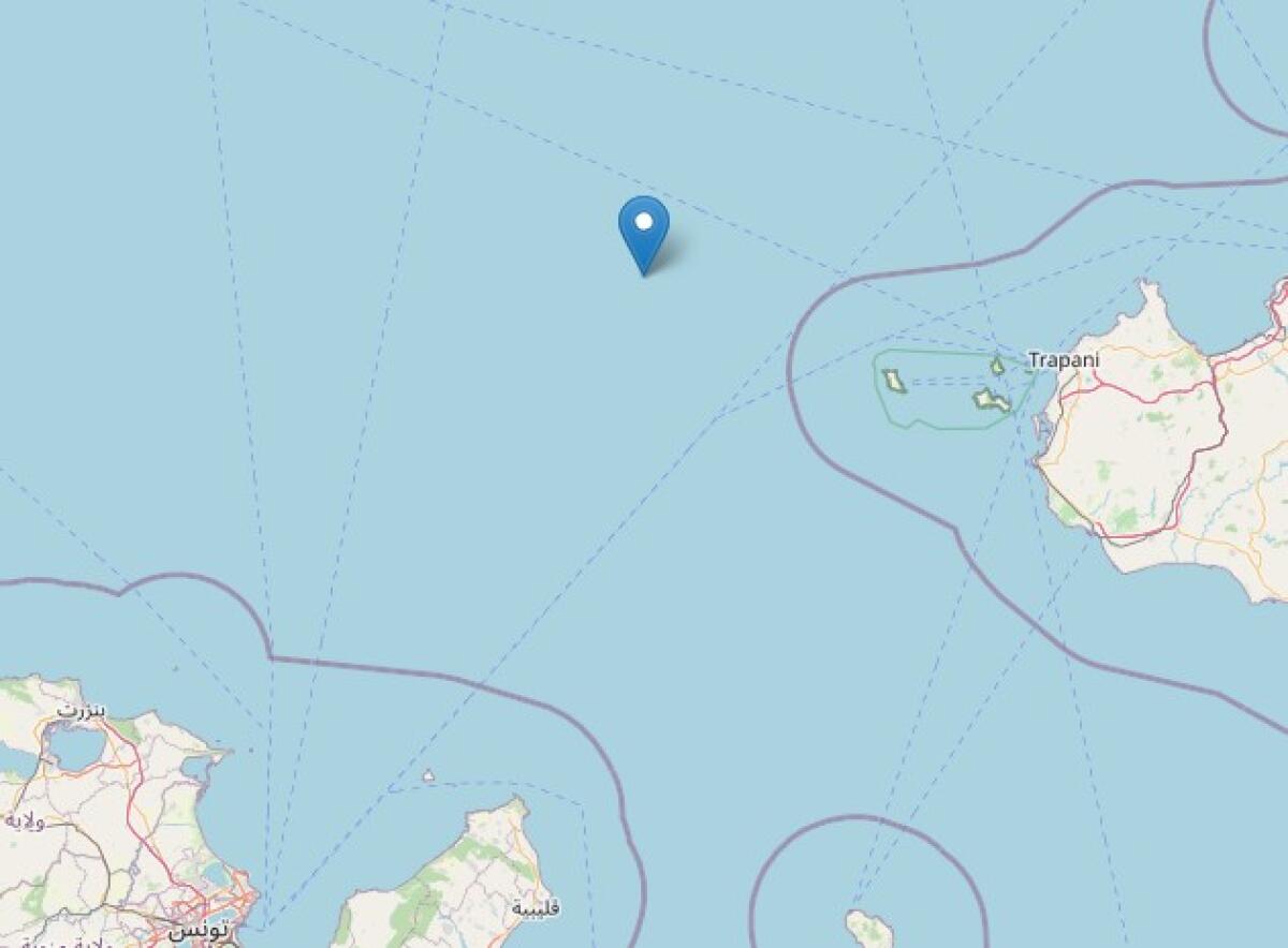 Terremoto al largo delle isole Egadi di magnitudo 4.7 - 
