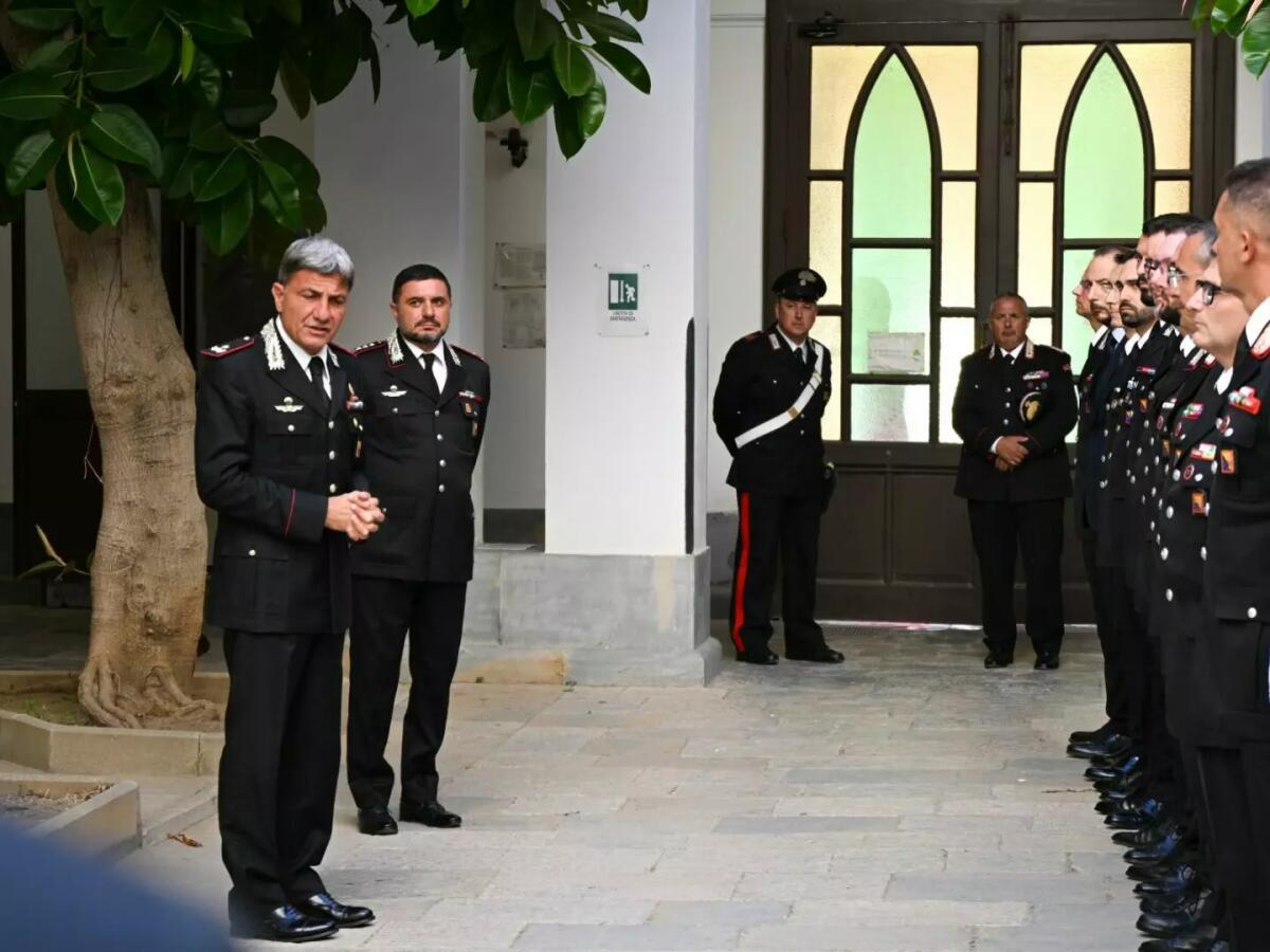 Il Generale Ubaldo Del Monaco in visita a Trapani - 