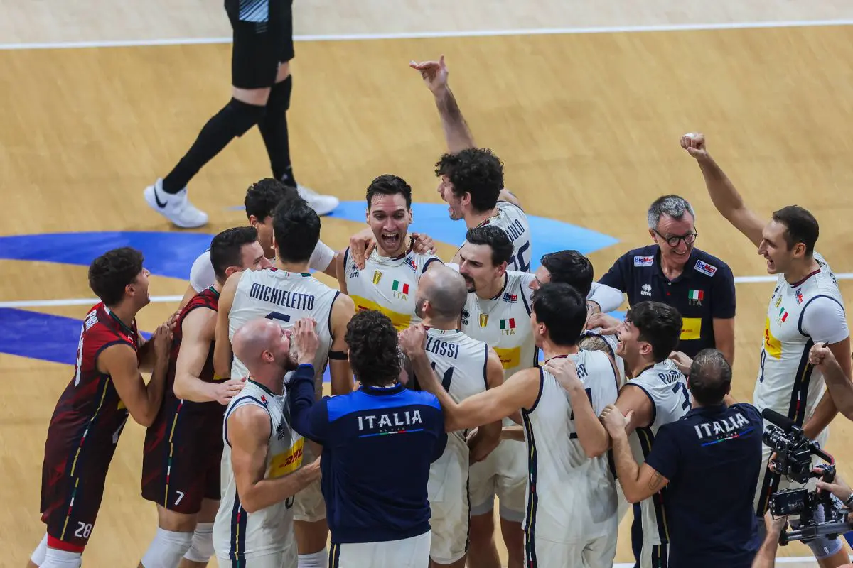 Azzurri in semifinale ai Mondiali di volley, 3-0 al Belgio - 