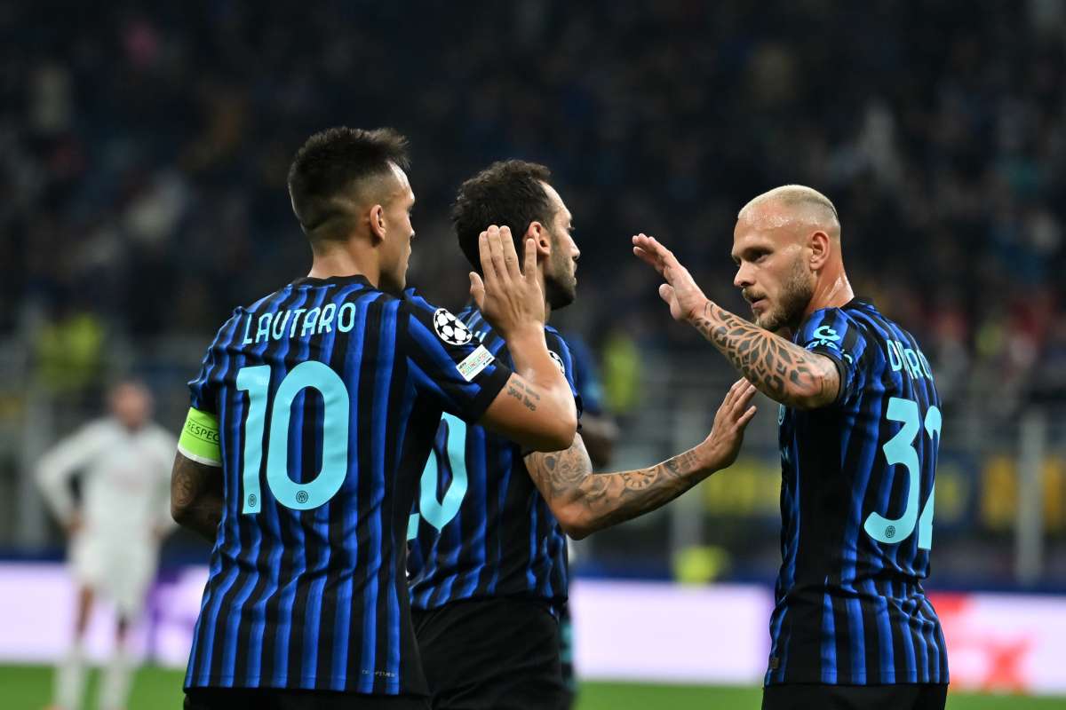 Inter-Slavia Praga 3-0, doppietta di Lautaro e gol di Dumfries - 
