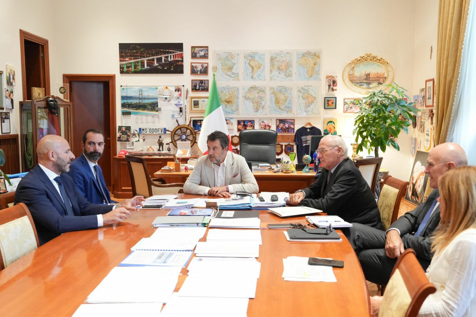 Ponte sullo stretto, Salvini incontra il sindaco di Messina - 