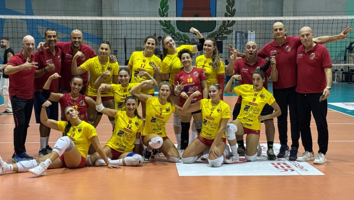 B2 volley, l'Ecorigen Gela parte col botto: 3-0 al San Lucido - 