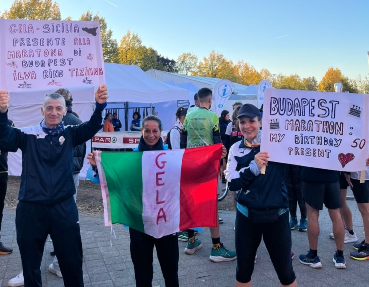 Tre runner dell'Atletica Gela alla maratona di Budapest: atleti gelesi anche a Milano  - 
