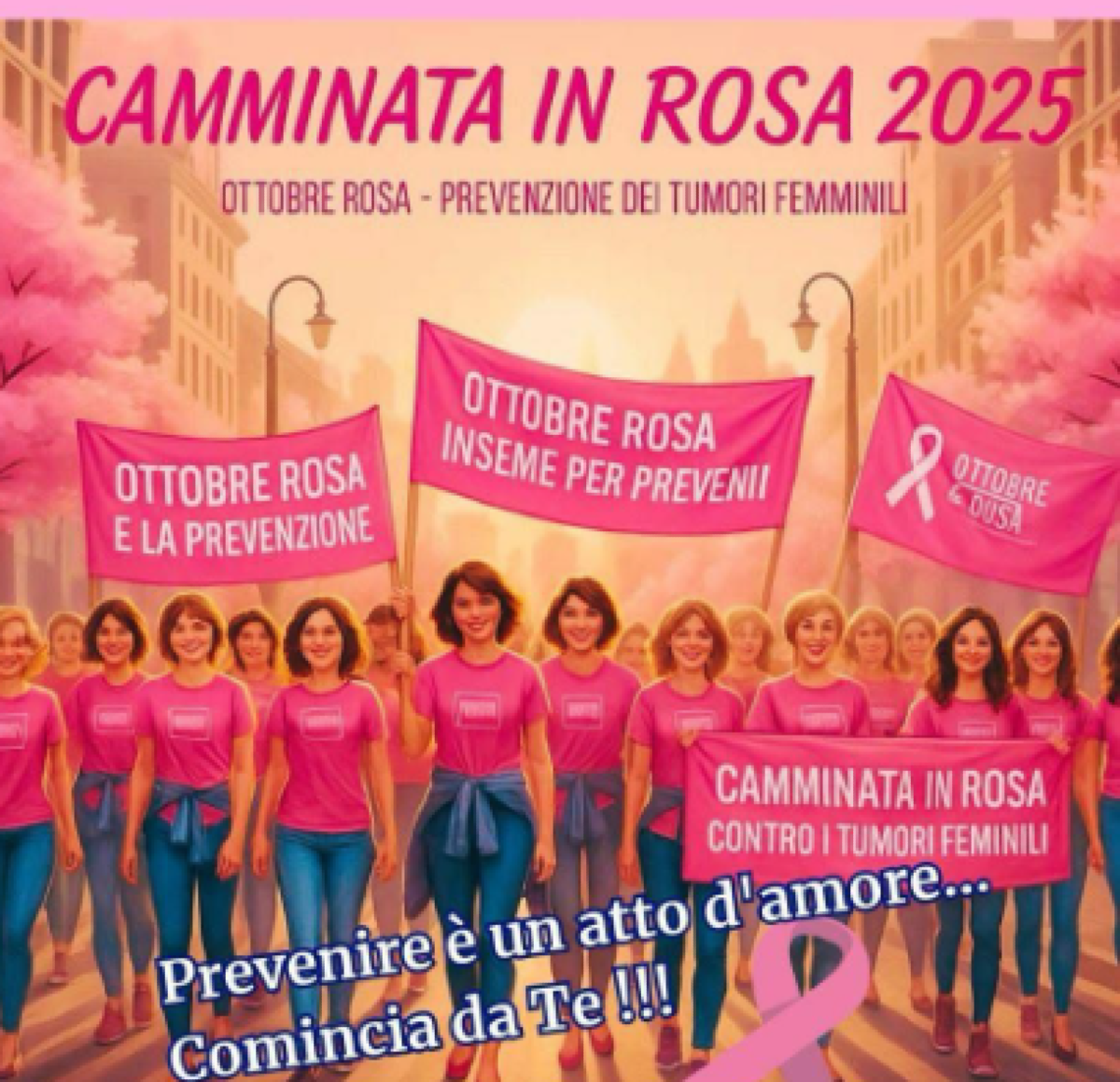 Camminata in Rosa 2025: un passo per la prevenzione - 
