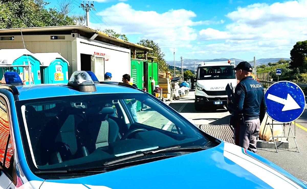 Statale 640, controlli polizia e ispettorato: riscontrate irregolarità  - 