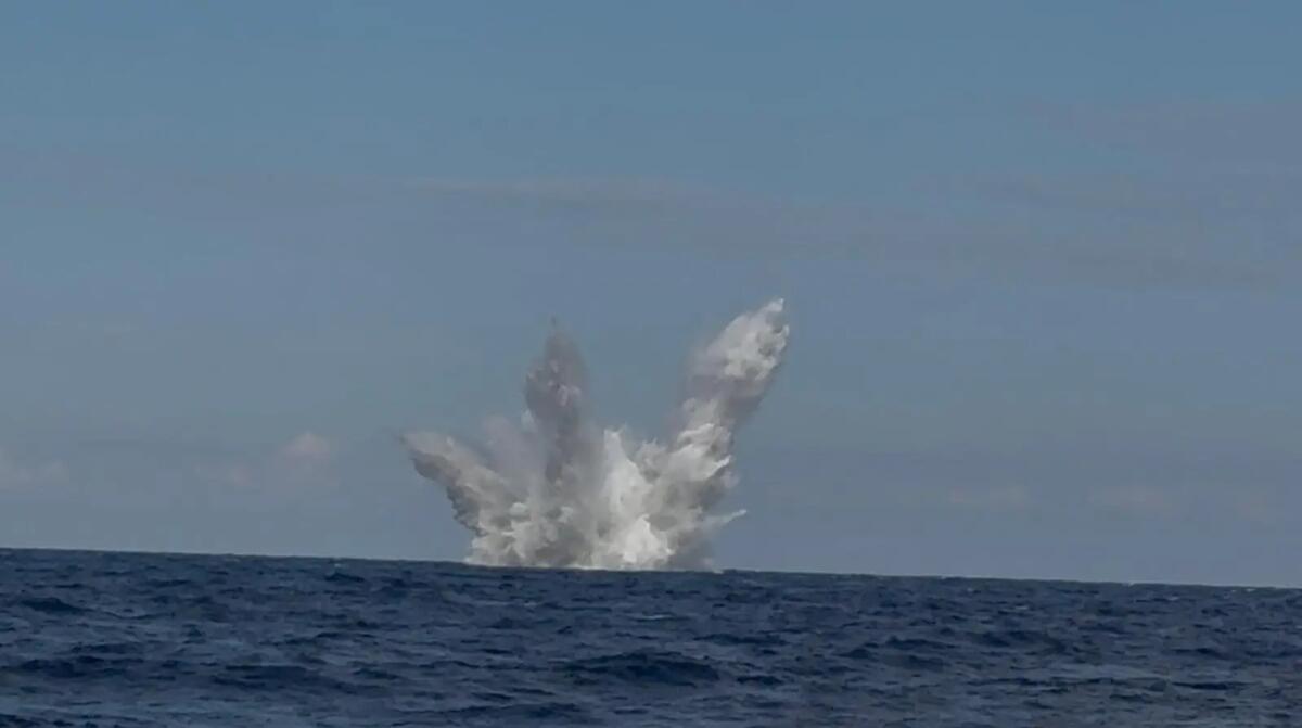 Disinnescata e fatta brillare una bomba d’aereo americana da 1000 libbre a Pantelleria - 