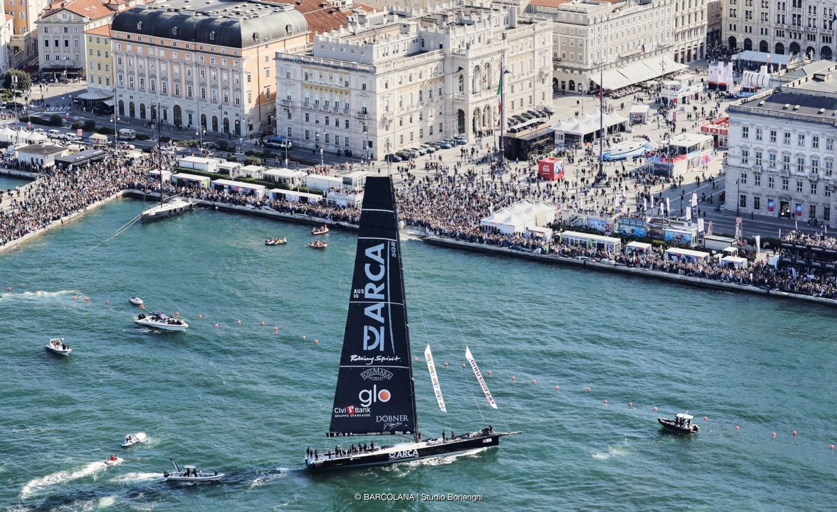 Barcolana, glo e Velo conquistano il podio con Maxi 100 Arca SGR E M07 - 