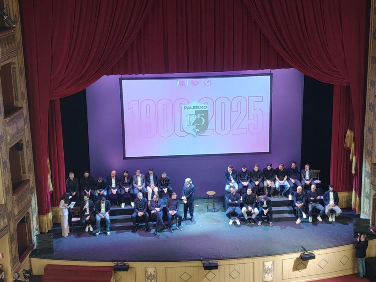 I 125 anni del Palermo celebrati in un talk al Teatro Biondo - 