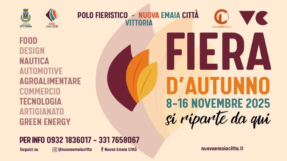 Fiera d’Autunno 2025, tradizione e innovazione si incontrano alla Nuova Emaia di Vittoria - 