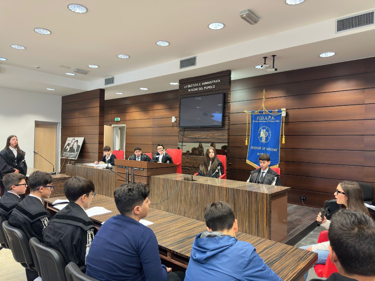 Al Tribunale di Gela gli studenti mettono in scena un vero dibattimento penale  - 