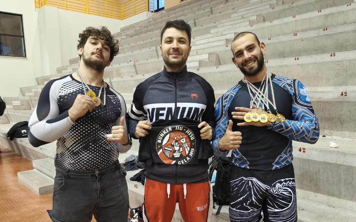 Bunker JiuJitsu lascia il segno ai campionati regionali, i gelesi conquistano cinque ori - 