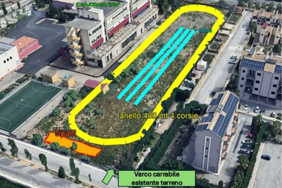 Pista di atletica, affidato l'incarico per frazionare le aree destinate al progetto - 