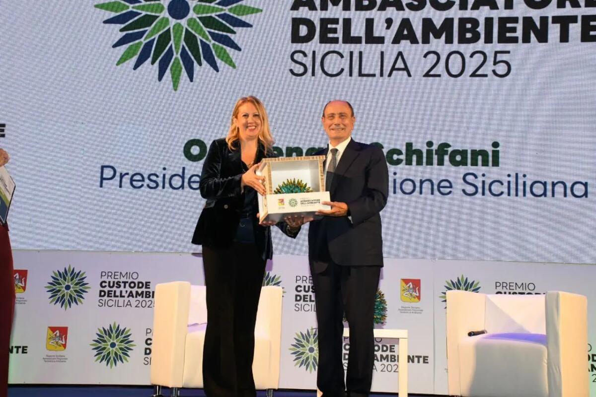 A Schifani il premio ‘Ambasciatore dell’Ambiente Sicilia 2025’: “Valore non negoziabile e primario” - 